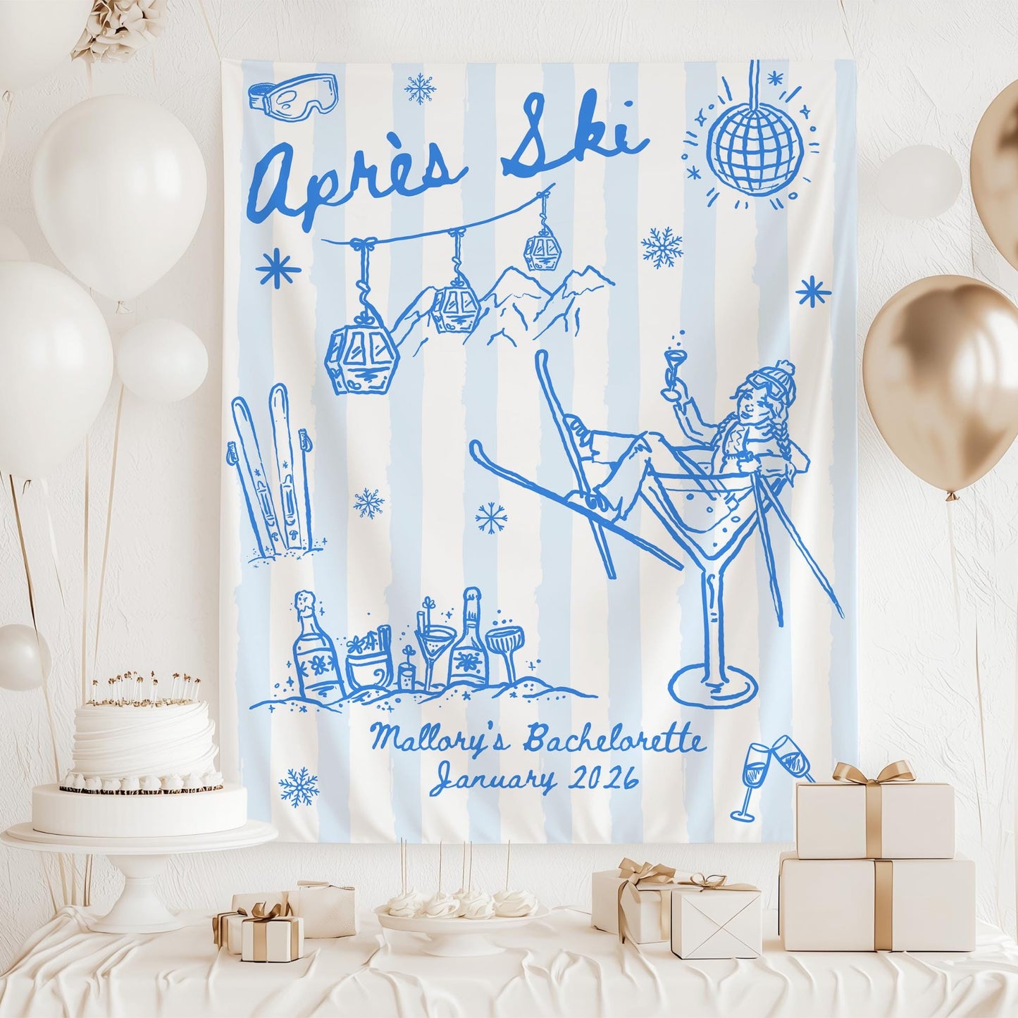 Après Ski Bachelorette Banner Apres Ski Banner Ski Bachelorette Banner Winter Bachelorette Photo Backdrop Apres Ski Bachelorette Decor