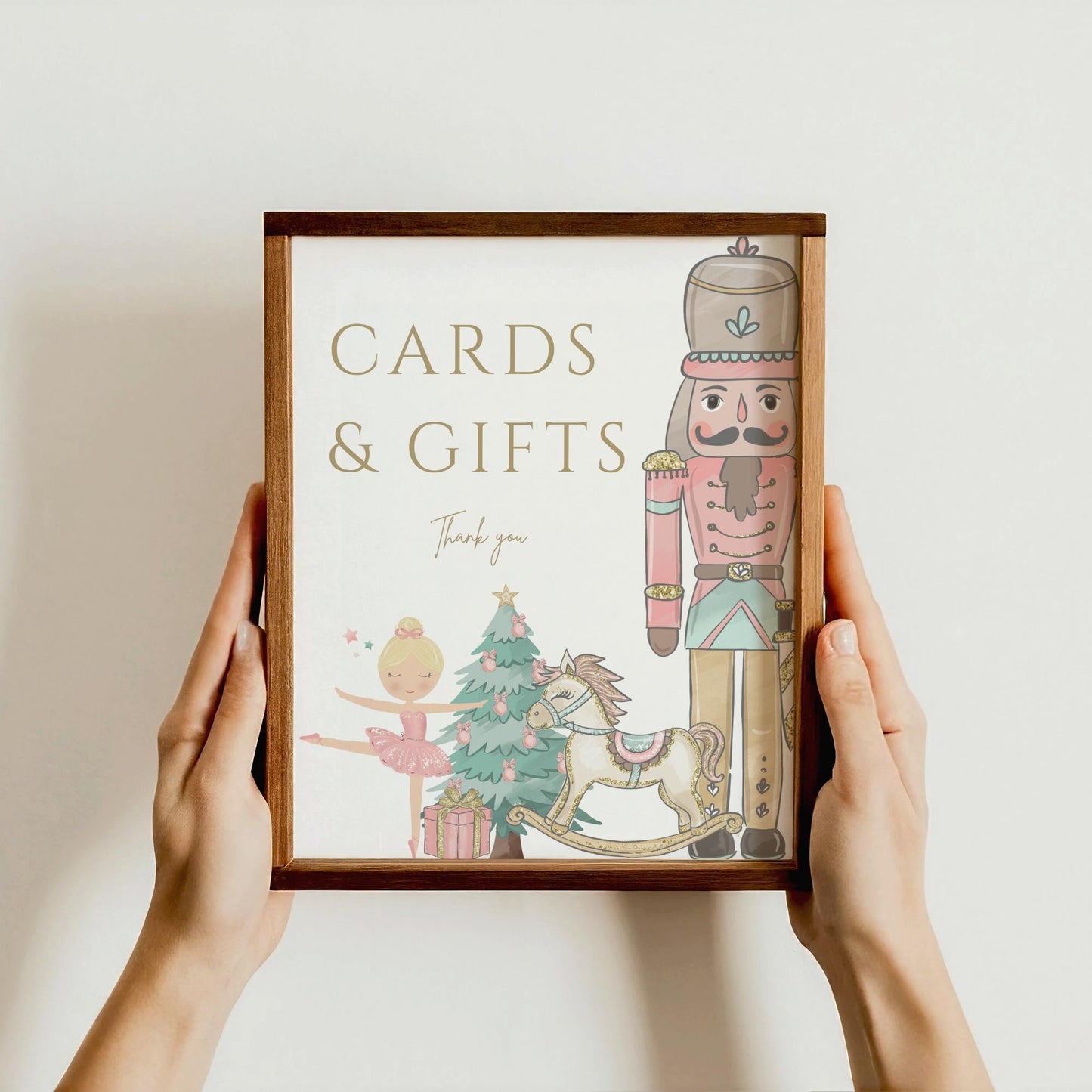 Nutcracker Birthday party decorations Nutcracker birthday party signs welcome party favor signs Ballerina Sugar plum fairy Instant download