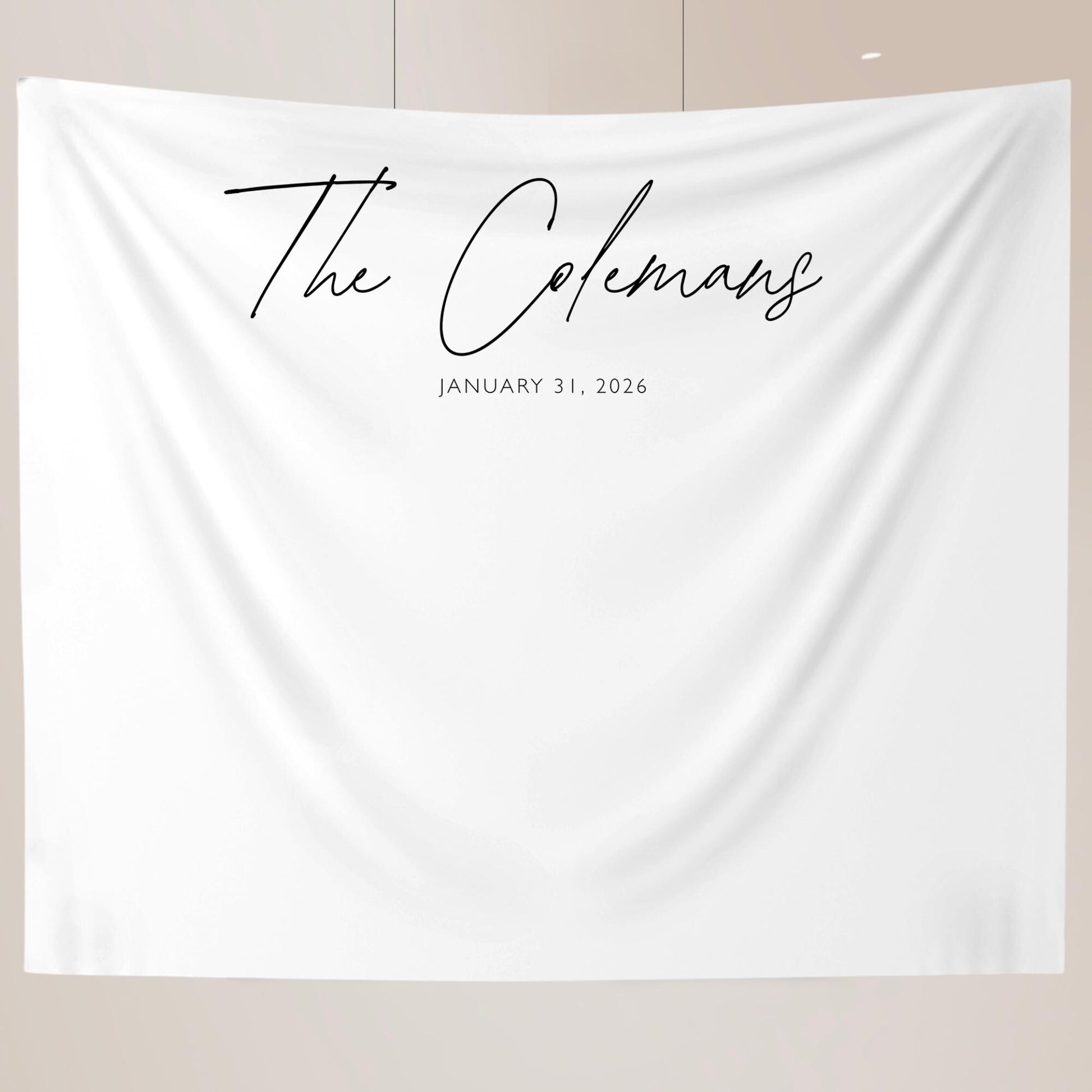 Fabric Wedding Sign Personalised Wedding Welcome Sign Fabric Sign Custom Linen Wedding Aisle Decor Boho Wedding Arch Decor