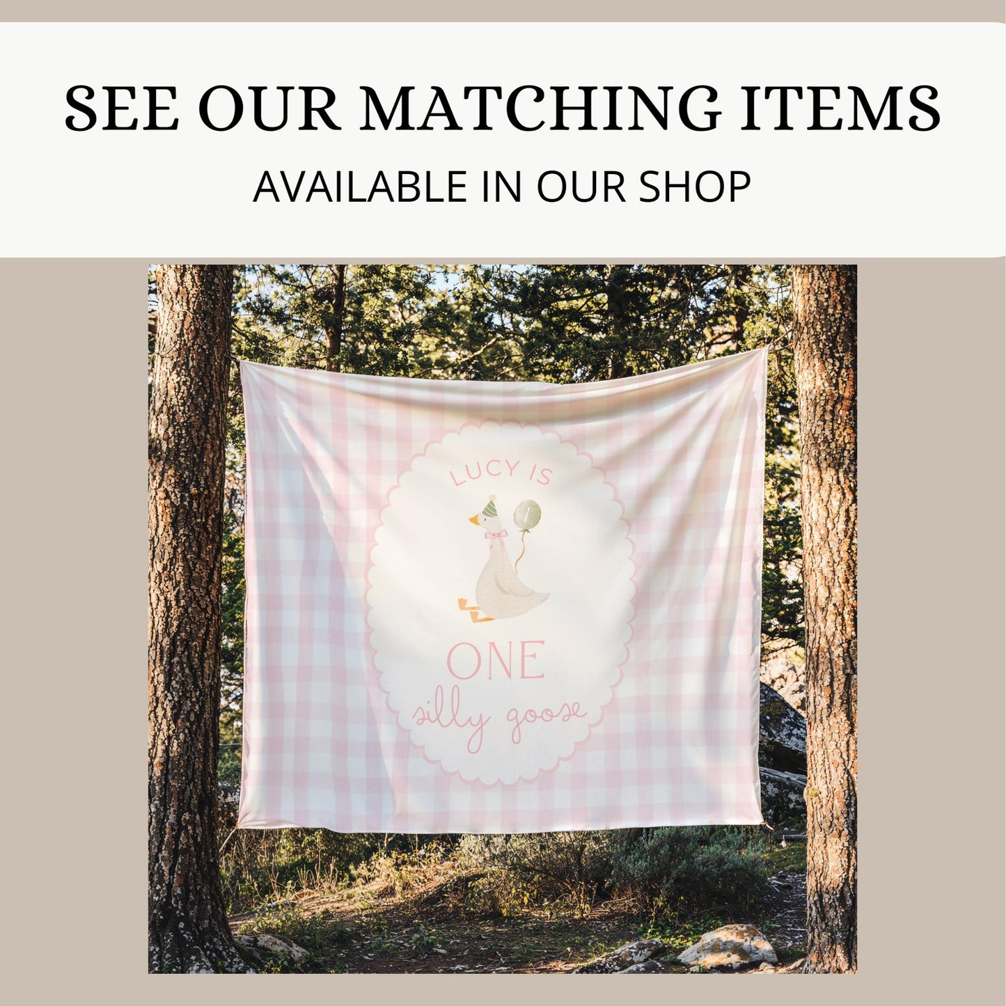 Adopt a Goose Sign Editable Adoption Certificate Silly Goose Party Favor Printable Birthday Decor Download One Silly Goose Birthday Decor