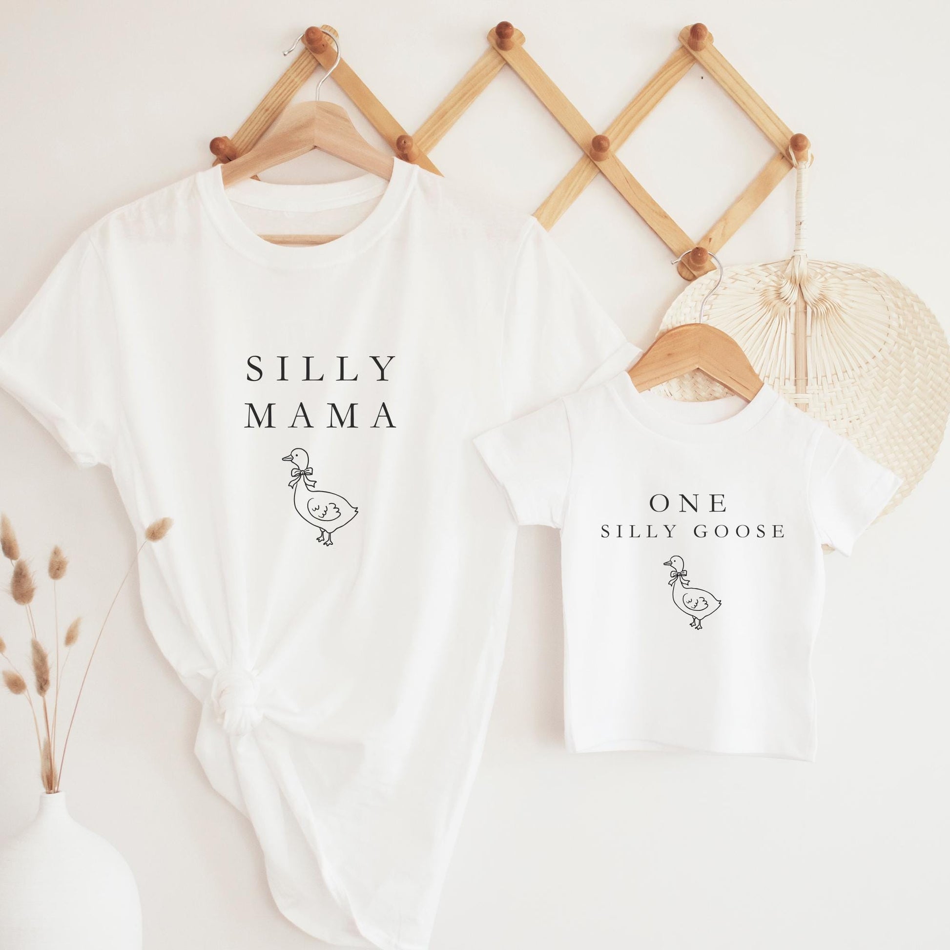 One Silly Goose Birthday Shirt Custom 1st Birthday Family Matching Shirts Funny Goose Party Outfit Personalized First Birthday Tee