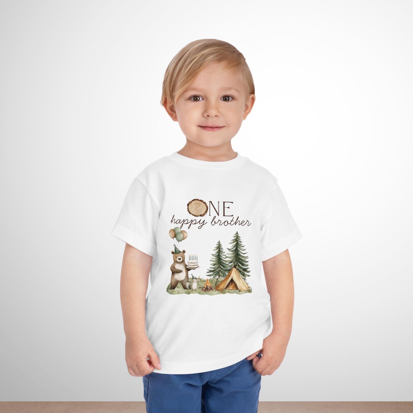 One Happy Camper Birthday Shirt Camping 1st Birthday Outfit for birthday photos Happy Camper 1st Birthday Match Family Shirt