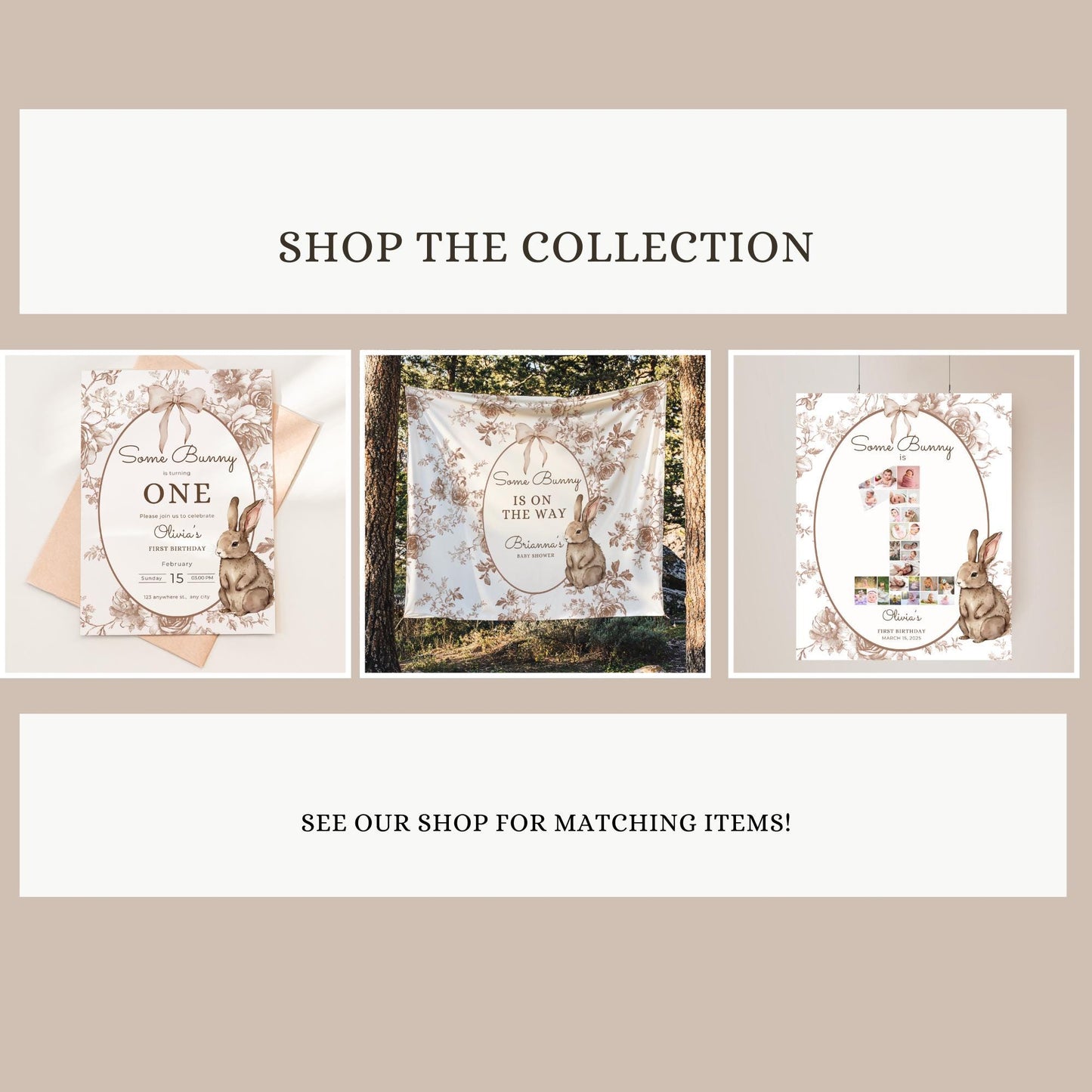 Some Bunny is One First Birthday Sign Stats Poster Editable Bunny 1st Birthday Monthly Banner Vintage Floral Rabbit Photo Milestone sign