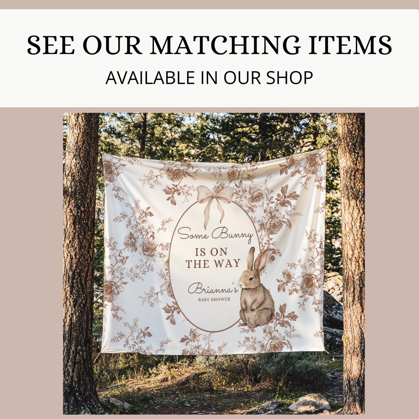 Some Bunny Is One Birthday Photo Milestone Banner Easter Rabbit 1st Birthday Bunting Banner Template Monthly Milestone Photo Collage