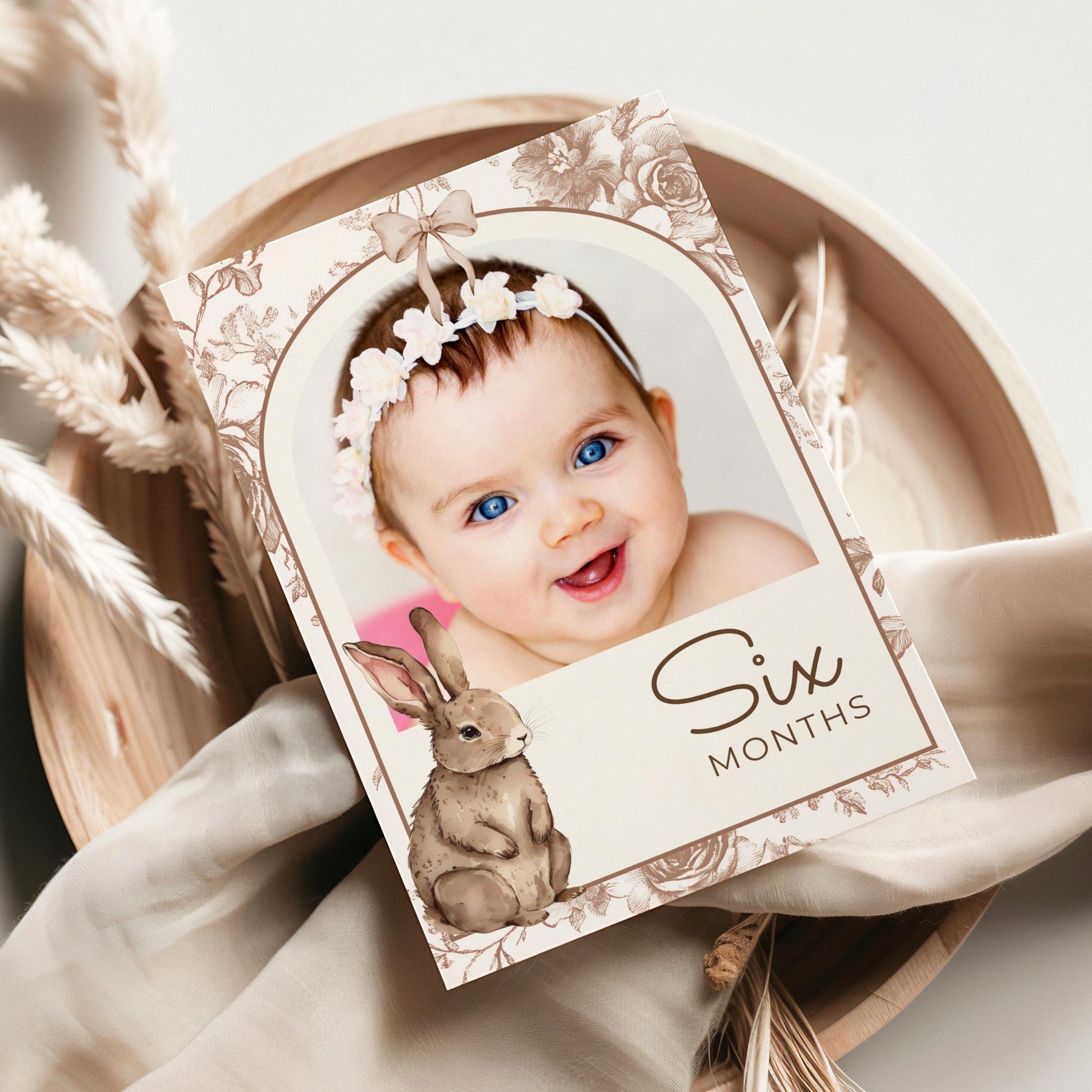 Some Bunny Is One Birthday Photo Milestone Banner Easter Rabbit 1st Birthday Bunting Banner Template Monthly Milestone Photo Collage