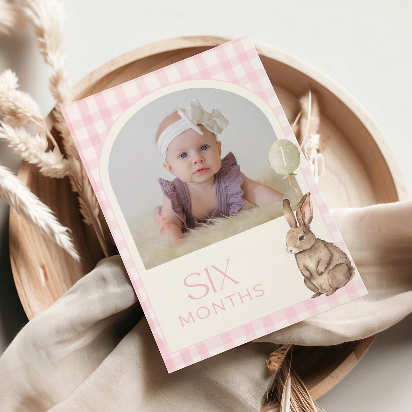 Some Bunny Is One Birthday Photo Milestone Banner Easter Rabbit 1st Birthday Bunting Banner Template Monthly Milestone Cards First Birthday