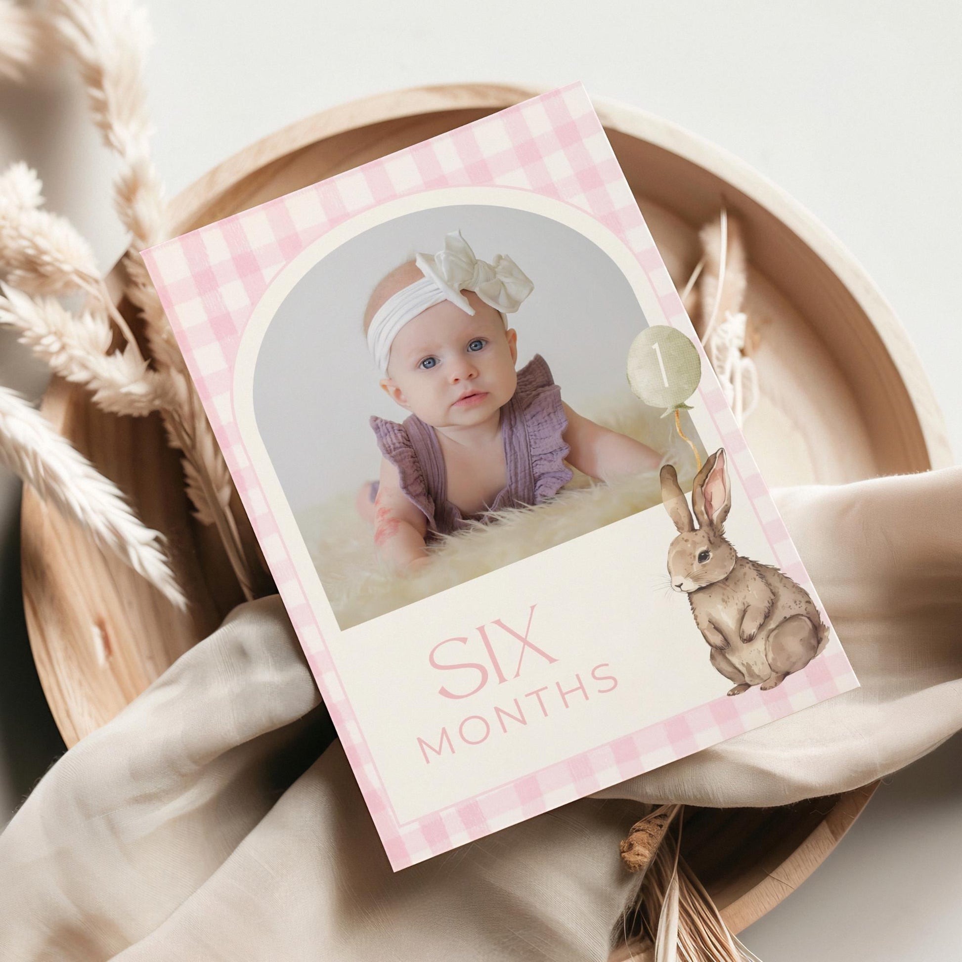 Some Bunny Is One Birthday Photo Milestone Banner Easter Rabbit 1st Birthday Bunting Banner Template Monthly Milestone Cards First Birthday